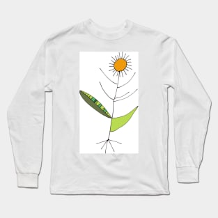 Post modern flowers Long Sleeve T-Shirt